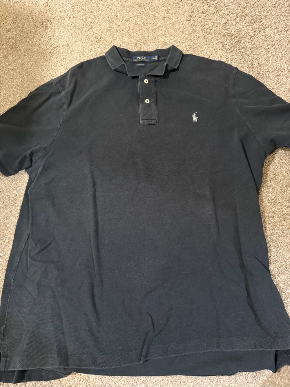 Polo by Ralph Lauren Black Men's Short-Sleeve Polo